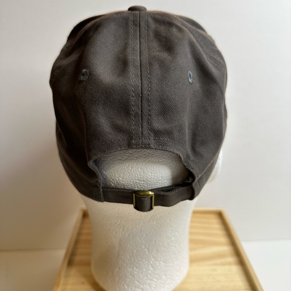 John Deere Ball Cap Hat Adjustable Strap Grey - Picture 3 of 6